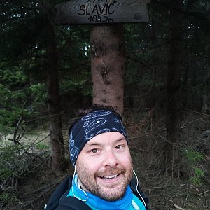 Jakub Špaček na vrcholu Slavíč (18.9.2020 20:56)