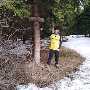 Ombre_Zamakejsi.cz na vrcholu Slavíč (4.4.2020 12:06)