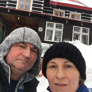 věrka na vrcholu Slavíč (9.3.2019 11:00)