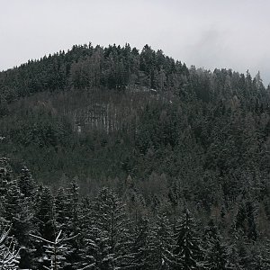 Bouřka na vrcholu Vidický vrch - S vrchol (11.12.2021 14:40)