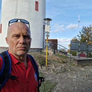 Rastislav Biarinec on the summit of Biskupská kupa (13.10.2025 15:14)