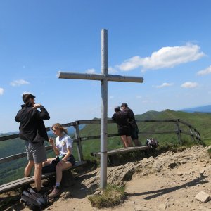 ZdenkaV on the summit of Halicz (22.6.2025 13:08)