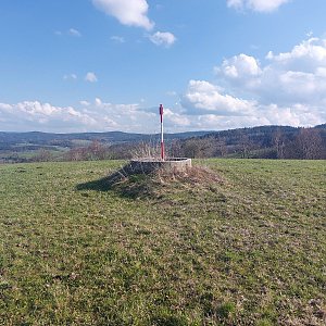 Cyklista 73 na vrcholu Pahorek (21.4.2023 17:15)