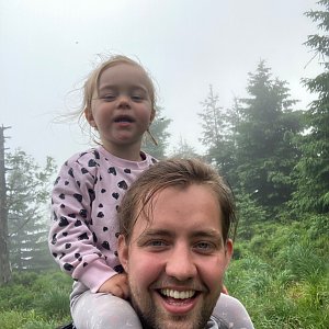 David na vrcholu Velký Klínovec (23.6.2021 12:30)