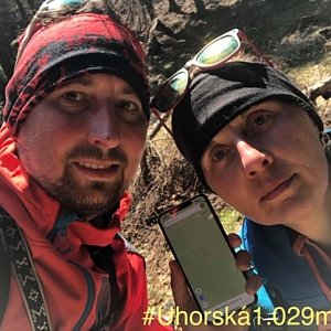 Ondřej Kolář na vrcholu Uhorská (7.5.2020 12:27)