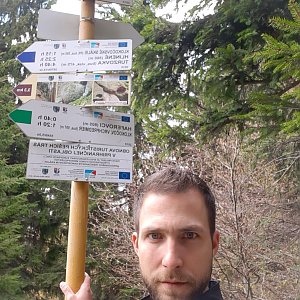 Filip Šimon na vrcholu Uhorská (17.5.2020 12:06)