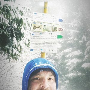 Jakub Špaček na vrcholu Uhorská (30.12.2020 12:47)