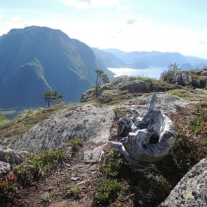 Vratislav Sejkora on the summit of Nesaksla (30.7.2018 17:00)