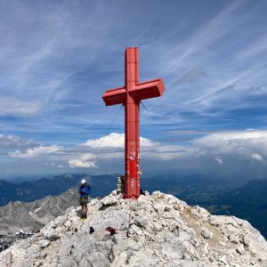 Tomáš Bublan na vrcholu Großer Priel (17.6.2024 15:00)