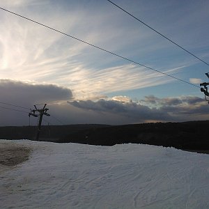 Jiří Králík on the summit of HEIpark (31.1.2016 15:29)