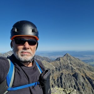 Rastislav Biarinec on the summit of Gerlachovská veža (21.9.2025 13:35)