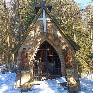 Roman Tigge na vrcholu Sulov (14.3.2022 18:27)