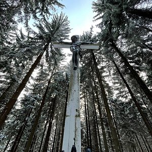 Natálie na vrcholu Sulov (11.12.2020 14:00)