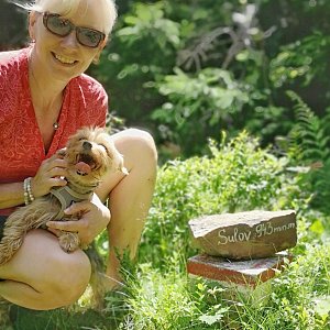 Jana Hrouzková na vrcholu Sulov (10.7.2021 12:05)