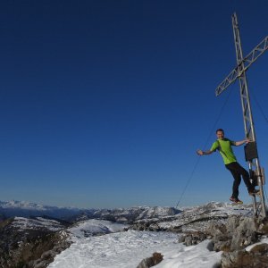 Divočák on the summit of Nazogl (21.12.2025 9:29)