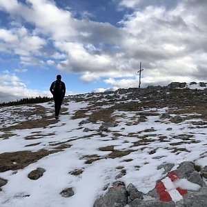 Martin Malý on the summit of Nazogl (24.11.2018 0:00)