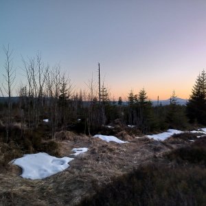 Roxyinka on the summit of Modravská hora (19.3.2026 18:31)