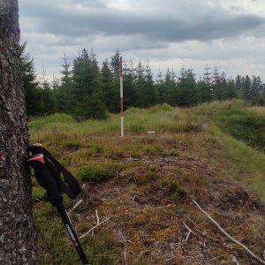 Pavlína on the summit of Břemeno (17.7.2026 12:15)
