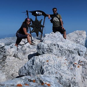 Bouřka na vrcholu Spitzmauer (26.9.2021 13:23)
