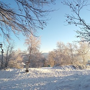 Katka na vrcholu Soszów Wielki - rozcestí (27.12.2020 9:00)