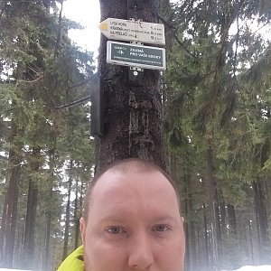 Miroslav Šlíwa na vrcholu Kobylanka (1.2.2020 13:21)