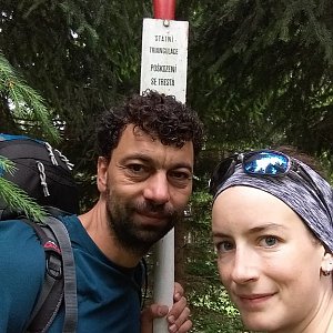 Babunka159 na vrcholu Kobylanka (17.6.2018 9:45)