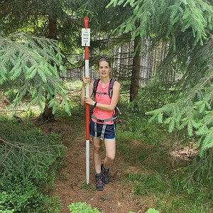 Hana Lančová na vrcholu Kobylanka (6.7.2020)