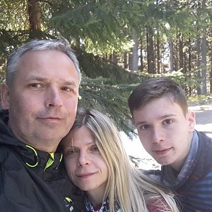 Laďa na vrcholu Kobylanka (20.4.2019 13:54)