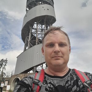 Jarda Indruch on the summit of Velký Kosíř (18.5.2024 12:00)