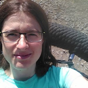 Pavla Lžičařová na vrcholu Velký Kosíř (14.4.2018 12:21)
