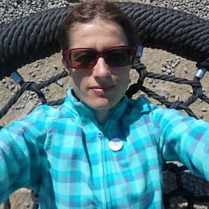 Pavla Lžičařová na vrcholu Velký Kosíř (8.5.2017 18:56)