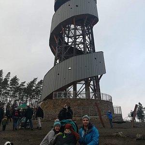 Martin Glouzar na vrcholu Velký Kosíř (1.1.2019 14:03)