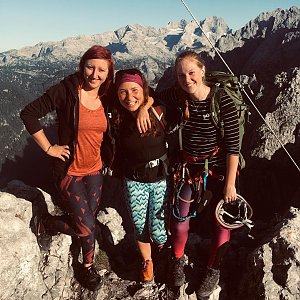 Léňa Manová na vrcholu Grosser Donnerkogel (21.9.2019 15:30)