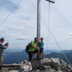 Divočák na vrcholu Grosser Donnerkogel (17.7.2019 11:40)
