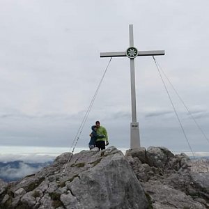 Mikeš na vrcholu Grosser Donnerkogel (23.9.2018 14:00)