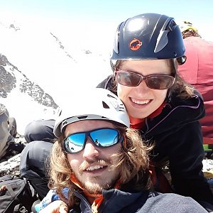 Pavla Lžičařová na vrcholu Schluchtkogel (16.6.2018 12:08)