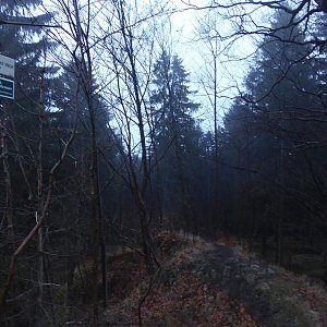 Adam Kulich na vrcholu Loupežnický vrch (28.12.2018 16:07)