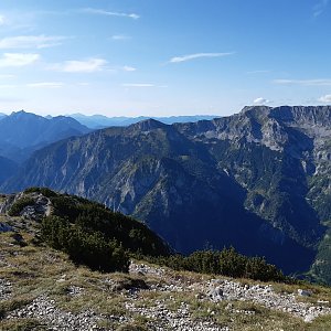 Vašek na vrcholu Pfaffenstein Westgipfel (5.9.2020 18:15)