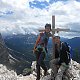 Pavla Lžičařová na vrcholu Punta Fiames (1.7.2017)