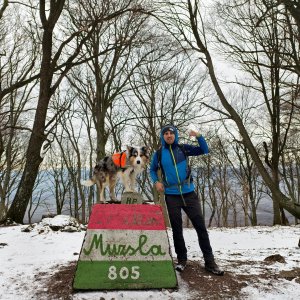 Jiří Králík on the summit of Muzsla (2.1.2026 13:34)