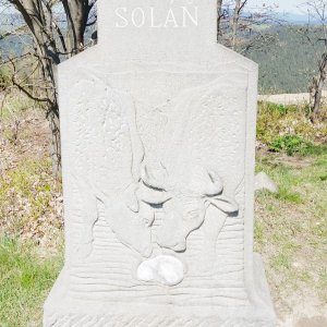 Lenka na vrcholu Soláň (5.5.2023 13:01)