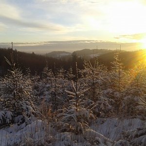 Lenka Valoušková na vrcholu Vsacký Cáb (30.12.2019 15:38)