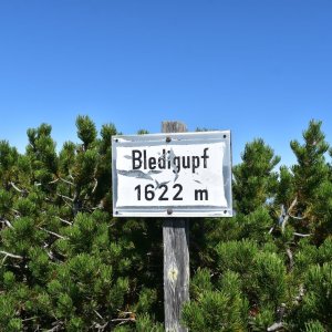 Radim on the summit of Pledigupf (5.4.2026)