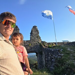 Jirka Hruška on the summit of Stari grad (26.7.2026)