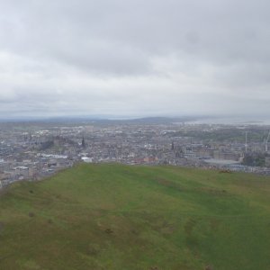 David Pšenica na vrcholu Arthur's Seat (2.5.2018 10:02)