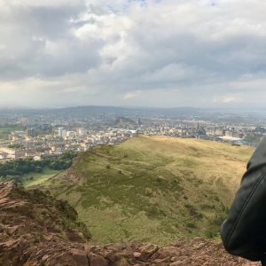 TeKilla na vrcholu Arthur's Seat (14.10.2016 14:06)