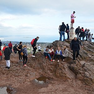 Jar Faldy na vrcholu Arthur's Seat (23.9.2017 14:14)