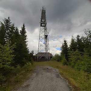 Marcela na vrcholu Žlíbský vrch (16.7.2021 14:00)