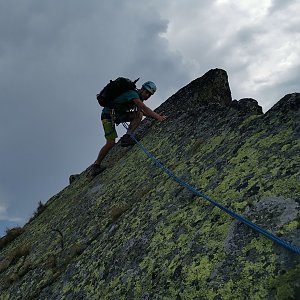 Martin Horáček na vrcholu Malá Dračia hlava (27.8.2022 13:30)