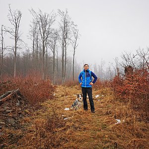 Jiří Králík on the summit of Jestřábí (29.12.2022 13:53)